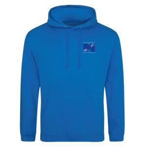 Sapphire Blue Cotton Hoody (Adult)