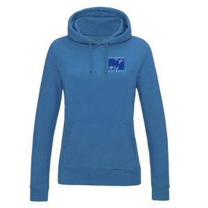 Sapphire Blue Cotton Hoody (Ladies)