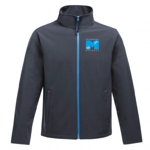 Navy & Sapphire Soft Shell Jacket (Adult)
